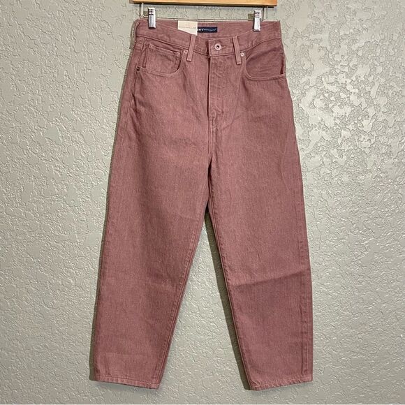 Levi’s Made In Crafted Barrel Crop Jeans Size 25 - Picture 2 of 11